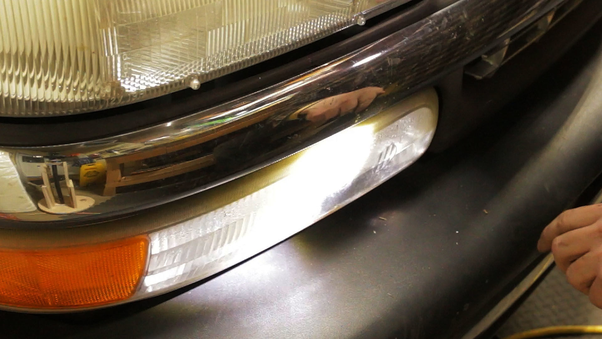 Front light with water